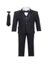 Magen Kids Big Boys Husky Fit Shawl Collar Tuxedo 7 Piece Suit 8-20 - SophiasStyle.com